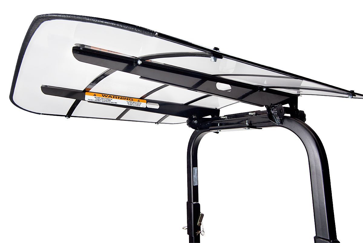 Swisher Femco TuffTop White Sunshade | Model SS4444W | 44" x 44" Canopy | UV-Protected Thermoplastic Frame | Horsepower 8 To 20 HP | For Tractors & R.O.P.S. Equipped Zero Turn Mowers