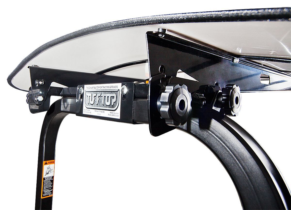 Swisher Femco TuffTop White Sunshade | Model SS4444W | 44" x 44" Canopy | UV-Protected Thermoplastic Frame | Horsepower 8 To 20 HP | For Tractors & R.O.P.S. Equipped Zero Turn Mowers