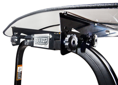 Swisher Femco TuffTop White Sunshade | Model SS4444W | 44" x 44" Canopy | UV-Protected Thermoplastic Frame | Horsepower 8 To 20 HP | For Tractors & R.O.P.S. Equipped Zero Turn Mowers