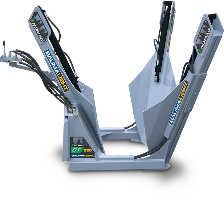 BaumaLight Tree Spade | Model ST330 | Root Ball Diameter 30" Inches | Hydraulic Flow 5 To 20 GPM | For Skid Steers