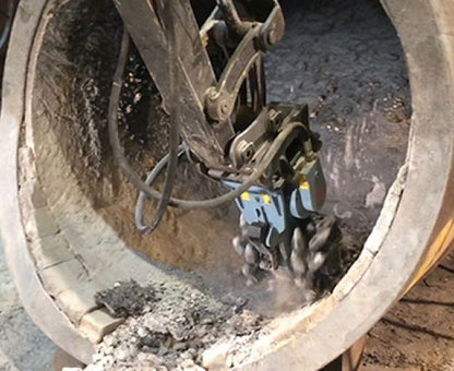RockZone Rockwheel Twin Drum Cutters | Model D20 & D30 | Width 42" - 46" | Machine Size 17 - 42 Tons | For Excavators