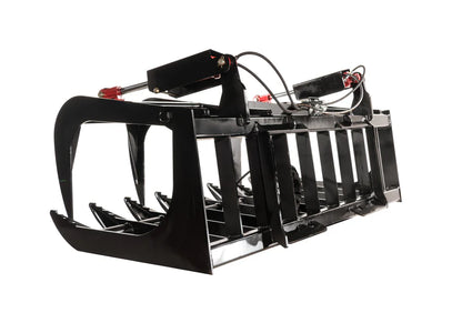 McLaren Industries Standard Duty Grapple | Model 60X102X66 To 60X102X84 | Width 66" To 84" | 15 To 25 GPM | For Skid Steer