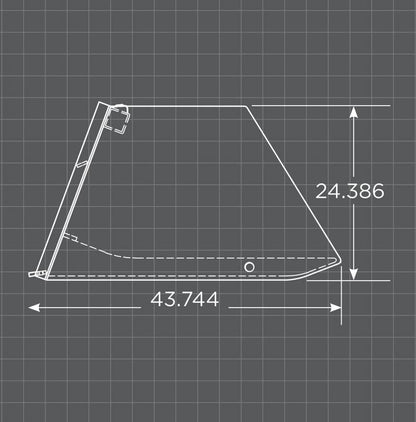 Loflin Fabrication | Cake Bucket | 72″ Width | For Skid Steer