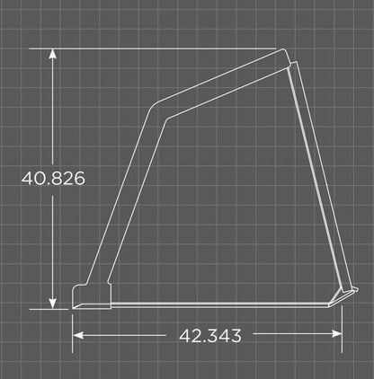 Loflin Fabrication | Turkey Litter Bucket W/ Bolt-On Edge | 48"–120" Width | Depth 42" Inches | For Skid Steer