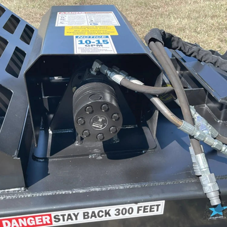 Star Industries Brush Cutter | Model 195M-44 & 195MBC-44 | Width 44 | 10–15 GPM | For Mini Skid Steer