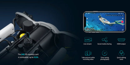 Chasing Underwater Drone: M2 S Value Bundle | Maximum Depth 328' Ft | Lite, Standard & Advanced Bundle