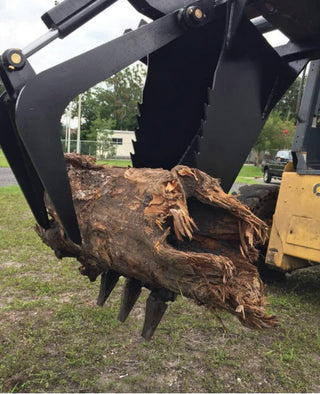 McLaren Industries Heavy-Duty Stump Bucket | Model 60X201X00 | Width 45" | 12 To 20 GPM | For Skid Steer