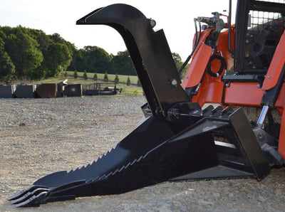 Loflin Fabrication Stump Bucket Grapple | 42 7/8