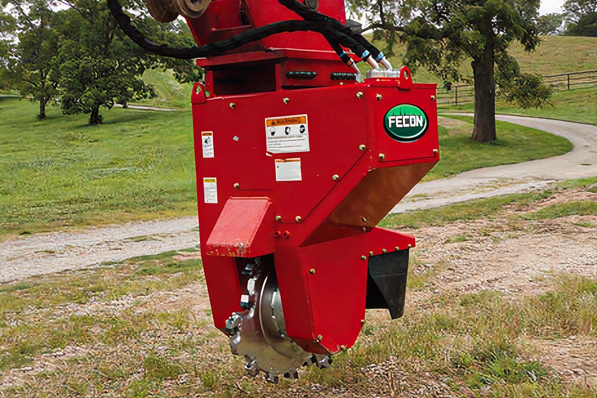 Fecon Stump Hog Stump Grinder | Model SH270 SS | Width 25" | 30–50 GPM | For Skid Steer