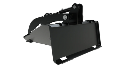 Top Dog Attachments Stump Bucket W\Grapple | Width 45.30" | Ideal for Stump and Debris Removal | For Skid Steer