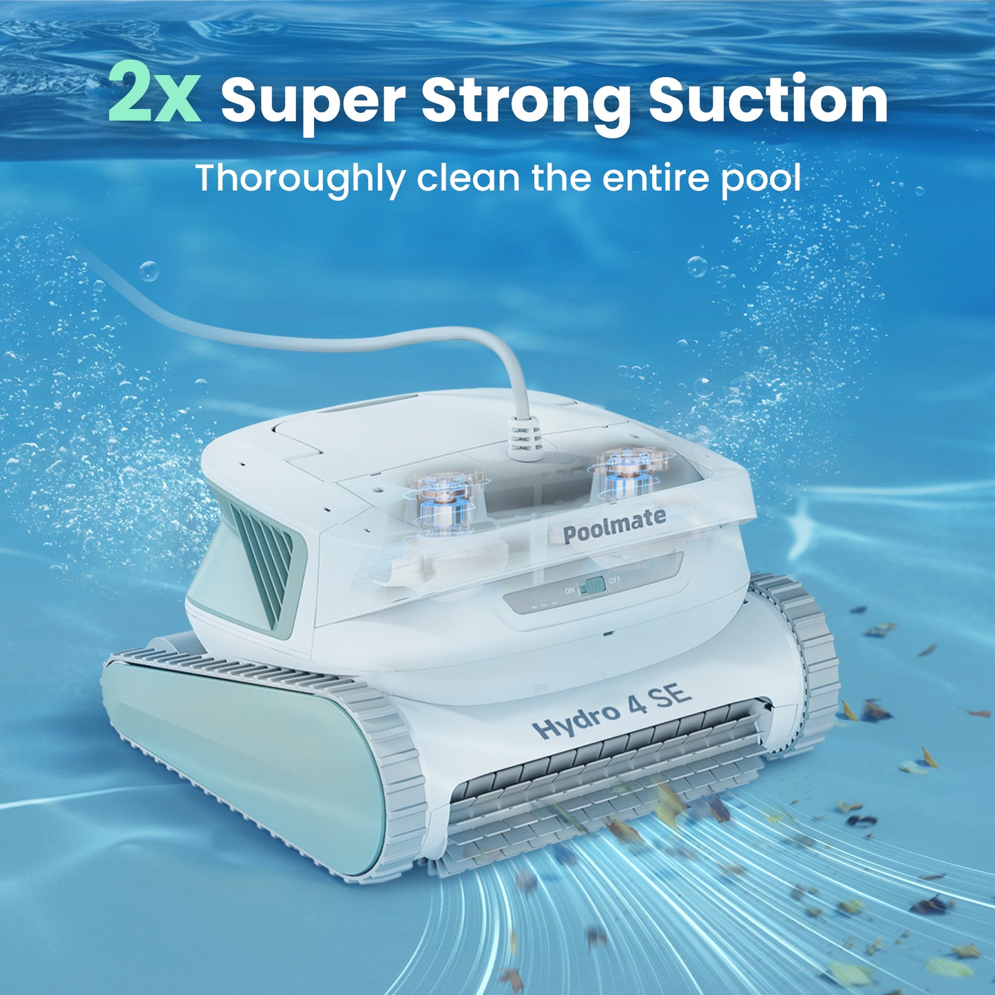 Chasing Cleaner Hydro 4 SE Corded Robotic Pool Cleaner | Pool Size 1,614 Sq.ft | Flow Rate 320 L/min