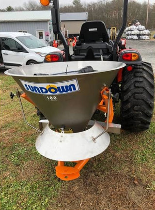 Sundown P-PRO Dry Sand & Salt Spreader | Models P-PRO-180 & P-PRO-300 | 36" To 552" Spread Width | 20+ HP | For Tractor