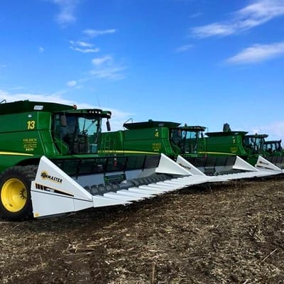 Sheyenne Sunmaster Harvest Header | Row Count 8, 12, 16 & 18 Rows | Row Spacing 20", 22" & 30" | High‑Capacity Sunflower & Milo Harvesting | For Combines