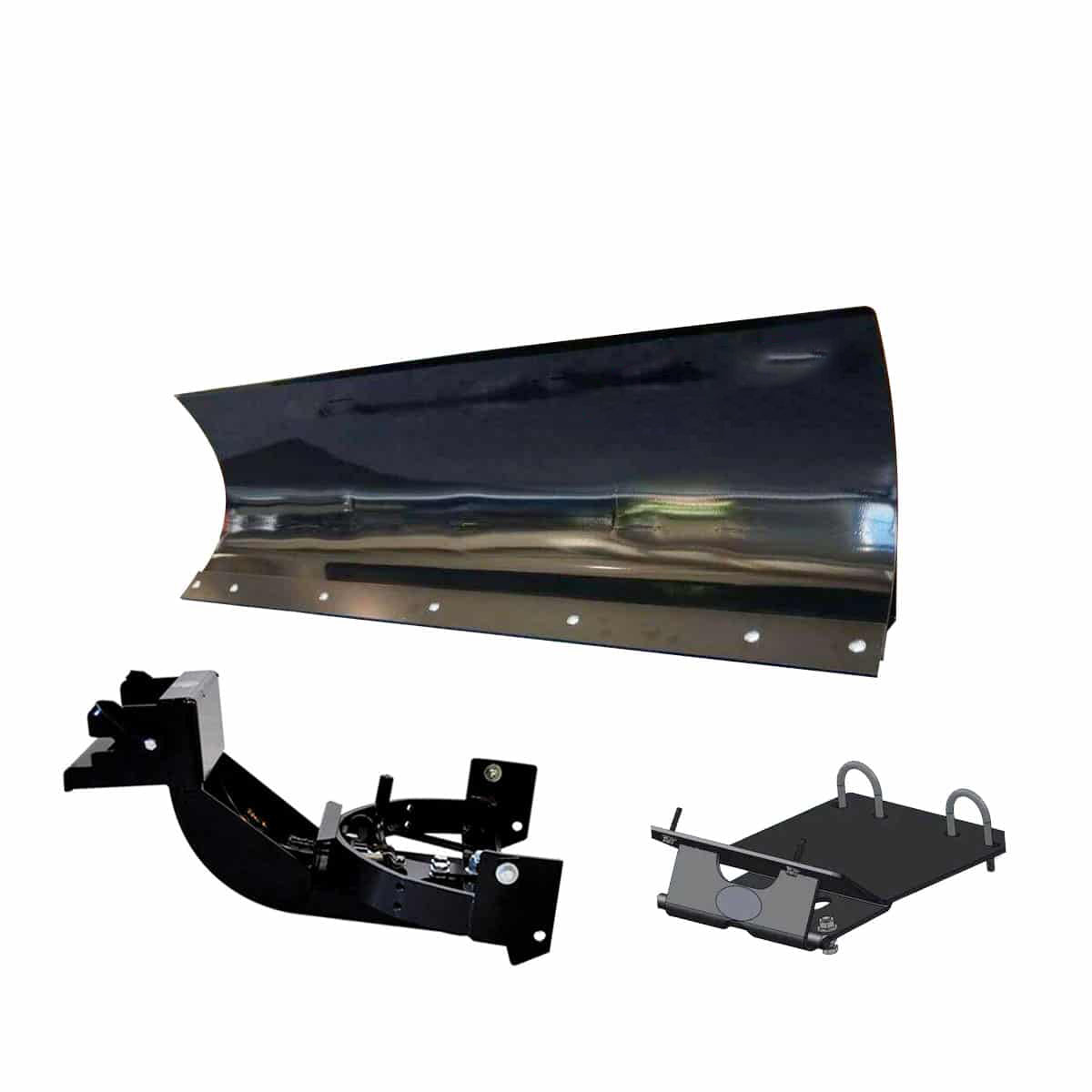 HitchDoc Outdoor | Eagle Snow Plow | Width 60″ | Steel Front-Mount Complete Plow System | 450-750 Suzuki (King Quad/4×4) (2005-2024) | Horsepower 30 To 50 HP | For ATV