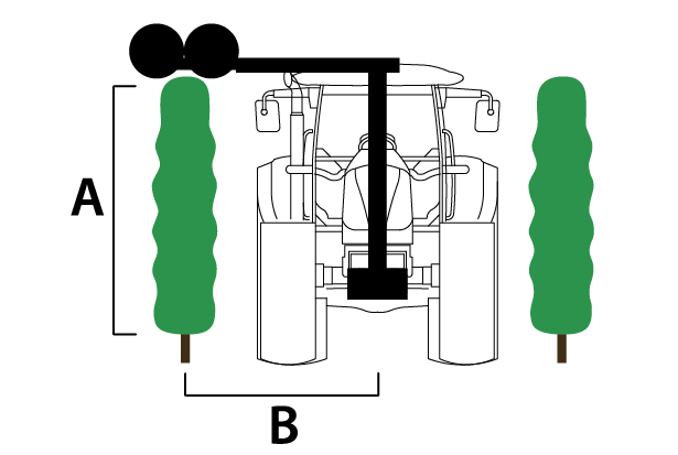 Rinieri SVC Vine Catcher | Canes Eater | Efficient Shoot Removal for Guyot Vineyards | Width 67" -98" | Height 28" - 55" for Tractor