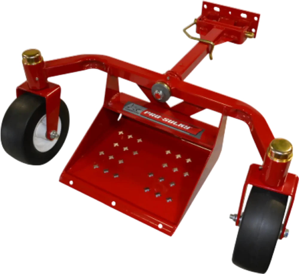 Landshark Sulky | Model PS2003R-1051-2-FF | Flat-Free Swivel Wheels | EXmark Mounting Bracket Compatible | For Heavy-Duty Lawn & Turf Utility
