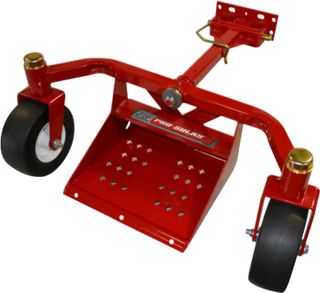 Landshark Sulky | Model PS2003R-1051-2-FF | Flat-Free Swivel Wheels | EXmark Mounting Bracket Compatible | For Heavy-Duty Lawn & Turf Utility