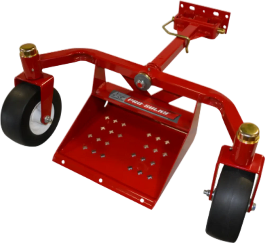 Landshark Sulky | Model PS2003R-1051-2-FF | Flat-Free Swivel Wheels | EXmark Mounting Bracket Compatible | For Heavy-Duty Lawn & Turf Utility