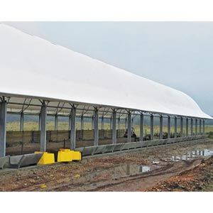 FarmTek ClearSpan Premium HD BeefMaster Building Systems With White Cover | Ultra-Durable Cattle Shelter Solution