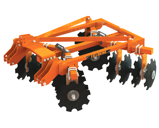 FieldKing Tandem Disc Harrow Light Series | Models FKTDHL-7 Series | Width 3'11" To 7'2" | Horsepower 35 To 60 HP | For Tractors