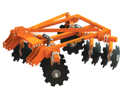 FieldKing Tandem Disc Harrow Light Series | Models FKTDHL-7 Series | Width 3'11" To 7'2" | Horsepower 35 To 60 HP | For Tractors