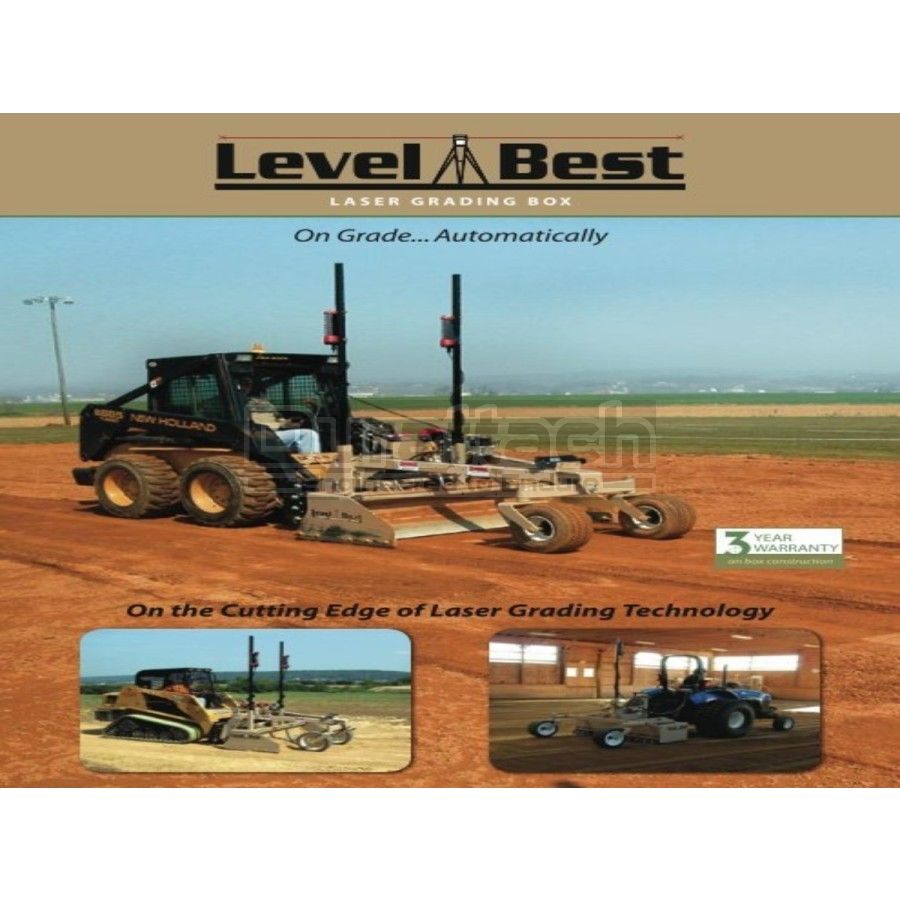 Rankin Level Best Tractor Grading Box | Model TD-84 | Working Width 84" inches | Dual Laser Capability | For Tractors