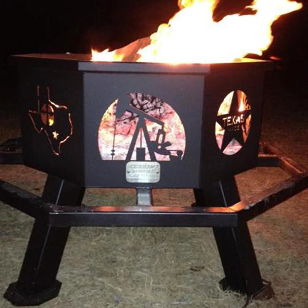 ASF 28-Inch Tea Fire Pit | Model 28TTFP | 28" Wide | For Outdoor Grilling & Warming