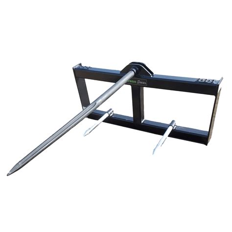 Top Dog Attachments Double Bale Spear | Width 46" | Weight 325 lbs | Max Lift Capacity 3,000 lbs | For Skid Steer