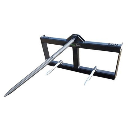 Top Dog Attachments Double Bale Spear | Width 46" | Weight 325 lbs | Max Lift Capacity 3,000 lbs | For Skid Steer