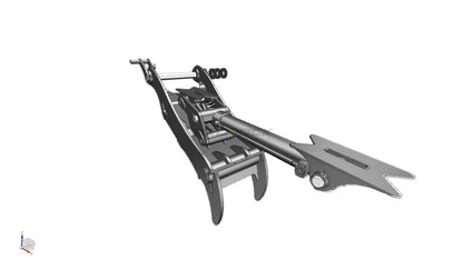 Bedrock Attachments Pin Grabber Thumb | Model EPT100-PG2T54 | Width 47.6" | Pin Size 100mm | 2 Teeth | Machine Size 30-36 Ton | For Excavators