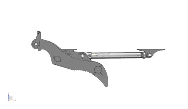 Bedrock Attachments Pin-On Thumb | Model EPT100-PO4T54 | Width 47.6" | Pin Size 100mm | 4 Teeth | Machine Size 30-36 Ton | For Excavators
