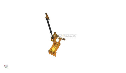 Bedrock Attachments Pin Grabber Thumb | Model EPT70-PG4T42 | Width 31.5" | Pin Size 70mm | 4 Teeth | Machine Size 15-18 Ton | For Excavators