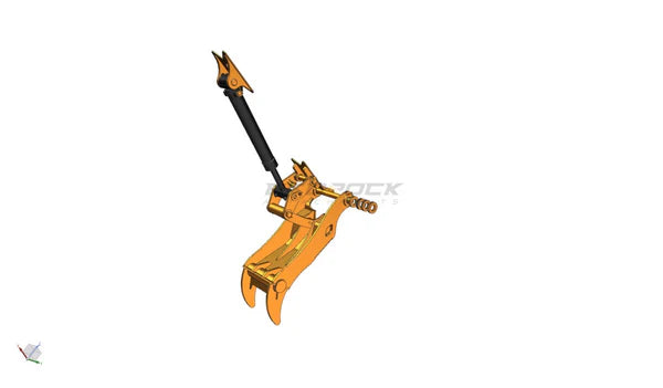 Bedrock Attachments Pin Grabber Thumb | Model EPT80-PG2T36 | Width 37.8" | Pin Size 80mm | 2 Teeth | Machine Size 20-24 Ton | For Excavators
