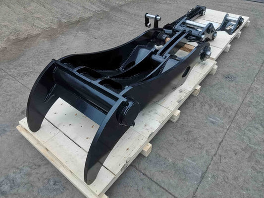 Bedrock Attachments Pin Grabber Thumb | Model EPT80-PG2T42 | Width 44.1" | Pin Size 80mm | 2 Teeth | Machine Size 20-24 Ton | For Excavators