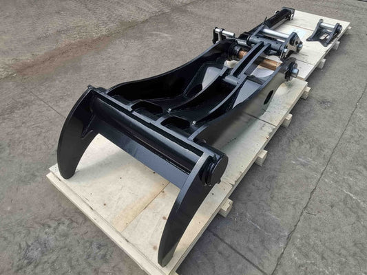 Bedrock Attachments Pin Grabber Thumb | Model EPT80-PG2T48 | Width 46.1" | Pin Size 80mm | 2 Teeth | Machine Size 20-24 Ton | For Excavators