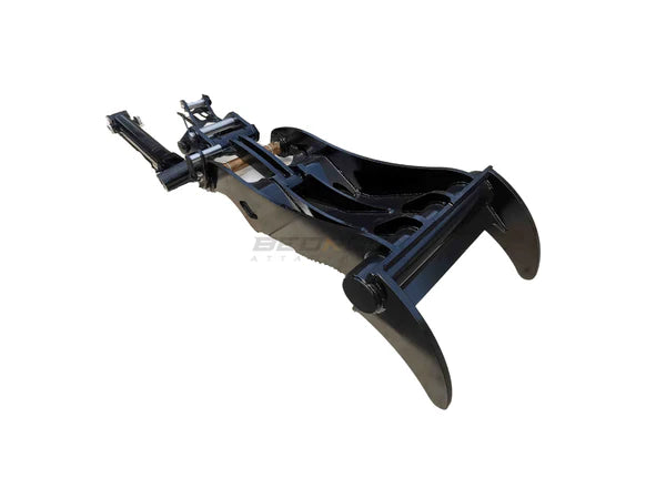 Bedrock Attachments Pin Grabber Thumb | Model EPT80-PG2T48 | Width 46.1" | Pin Size 80mm | 2 Teeth | Machine Size 20-24 Ton | For Excavators
