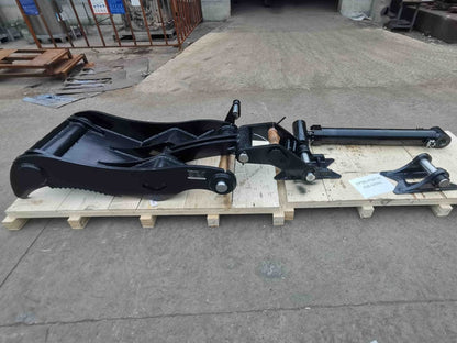 Bedrock Attachments Pin-On Thumb | Model EPT80-PO4T36 | Width 38.2" | Pin Size 80mm | 4 Teeth | Machine Size 20-24 Ton | For Excavators