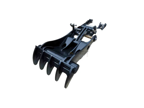 Bedrock Attachments Pin-On Thumb | Model EPT80-PO5T48 | Width 46.1" | Pin Size 80mm | 5 Teeth | Machine Size 20-24 Ton | For Excavators