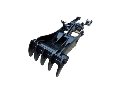 Bedrock Attachments Pin-On Thumb | Model EPT80-PO5T48 | Width 46.1" | Pin Size 80mm | 5 Teeth | Machine Size 20-24 Ton | For Excavators