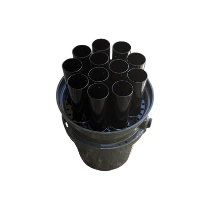 R&R Tackle Co. Flying Fish Bucket Tube | Model 12-Hole |  2" Width | Live Bait Tube Attachment | For Offshore Fishing