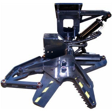 Sidney Tree Shear | Model TB-1000-MS | Cutting Capacity 14" | 10" Cutting Capacity | 2-5 Tons | 20-35 HP | 12-20 GPM | For Mini Skid Steers, Backhoes, Mini Excavators & Tractors