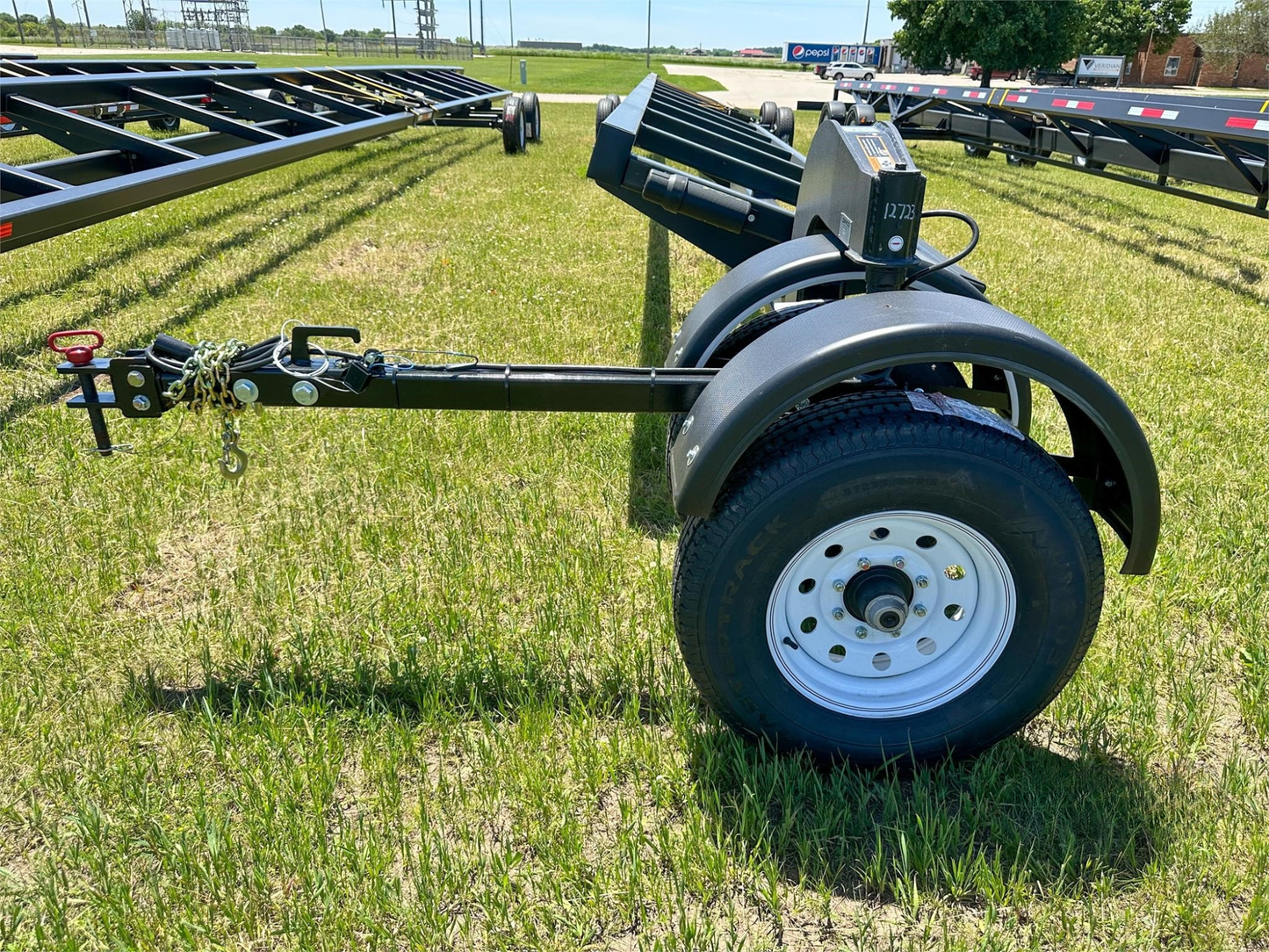 Demco Standard Combine Header Transport Trailers | Model  HT38S & HT42S | 4 Adjustable Slider Brackets | For Tractors