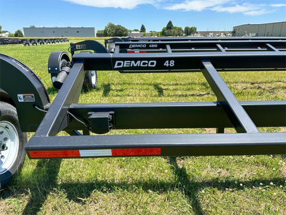 Demco Standard Combine Header Transport Trailers | Model HT48S | Dimension 37’8” | 4 Adjustable Slider Brackets | For Tractors