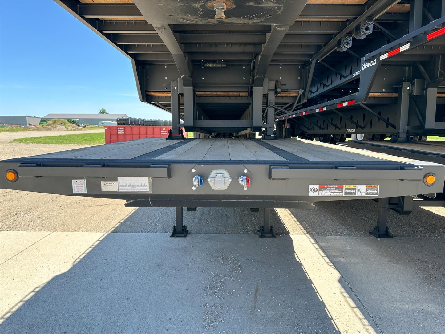 Demco Triple Axle Drop Deck Trailers | Model 48' Triple Axle | Length 48 ft | Tare Weight 12,840 Lbs | For Tractors