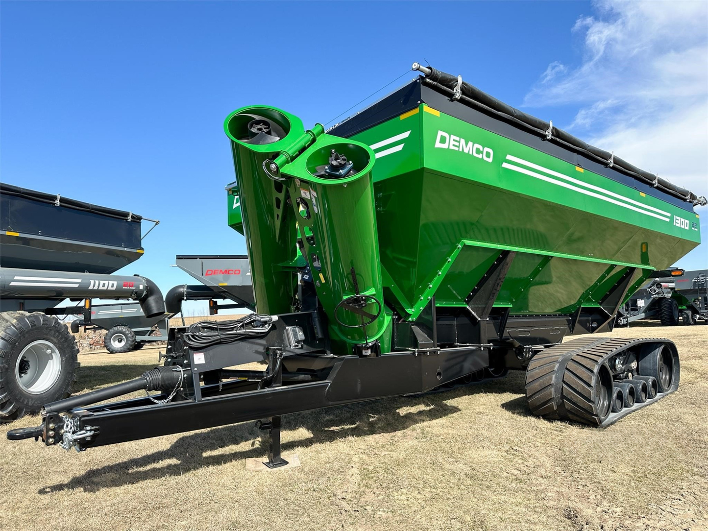 Demco Dual Auger Grain Cart | Model 1300 | Total Weight 24,460 | Horsepower 250 HP | Hub Size 20 Bolt | For Tractors