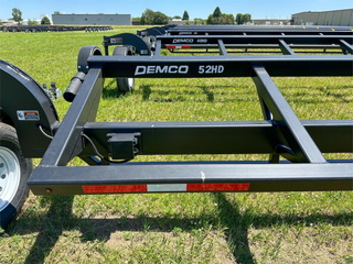 Demco | Heavy Duty Combine Header Transport Trailer | Model HT52HD | Dimension 62’ 6” | GVW 20,000 lbs | Horsepower 400 To 500 HP | For Tractor
