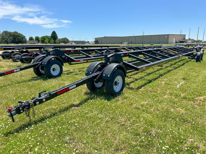 Demco All Wheel Steer Combine Header Transport Trailers | HT38AWS, HT42AWS & HT48AWS Models | GVW  21,000 lbs | For Tractors