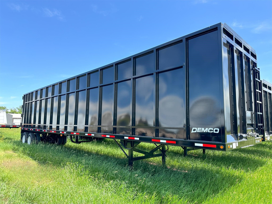 Demco Gondola Scrap Trailers | 48' Trailer Length | Capacity 113 cu yd | Tare Weight 20,000 Pounds | For Tractors