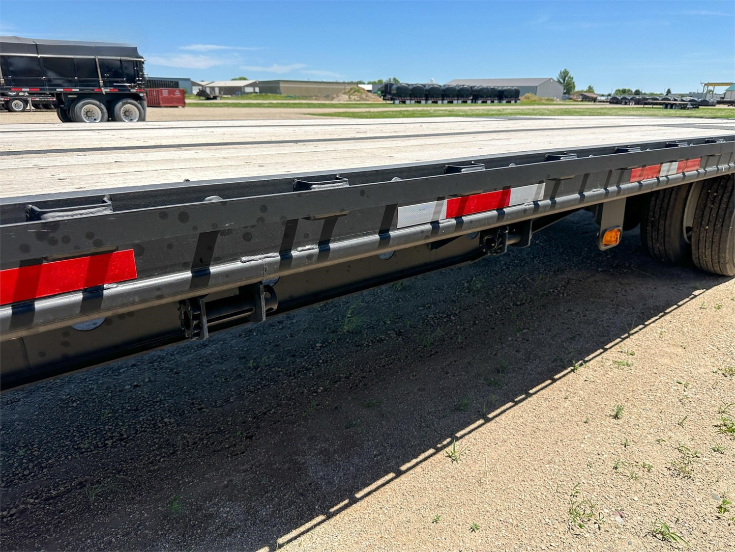 Demco Tandem Axle Drop Deck Trailers + 5' Beaver Tail with Twin Ramps | Model DD43-5 & DD48-5 | Length 43ft To 48ft | For Tractors