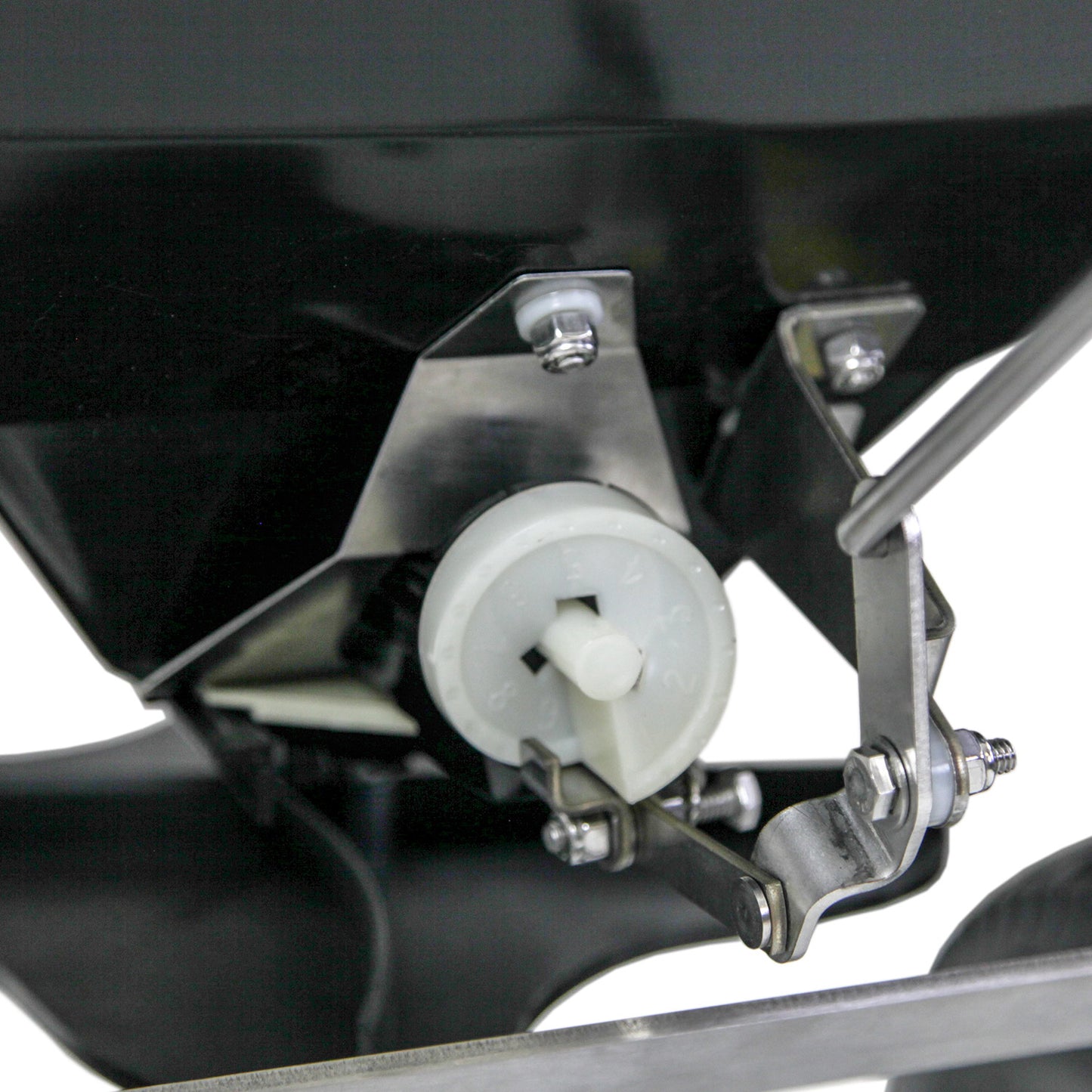 Spyker ERGO-PRO™ 80-lb. Broadcast Spreader | Model SPY80-1S | Spread Width 4'-12' | Wheel Dimensions 13" x 5"